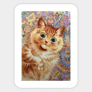 Louis Wain - Ginger Cat Sticker